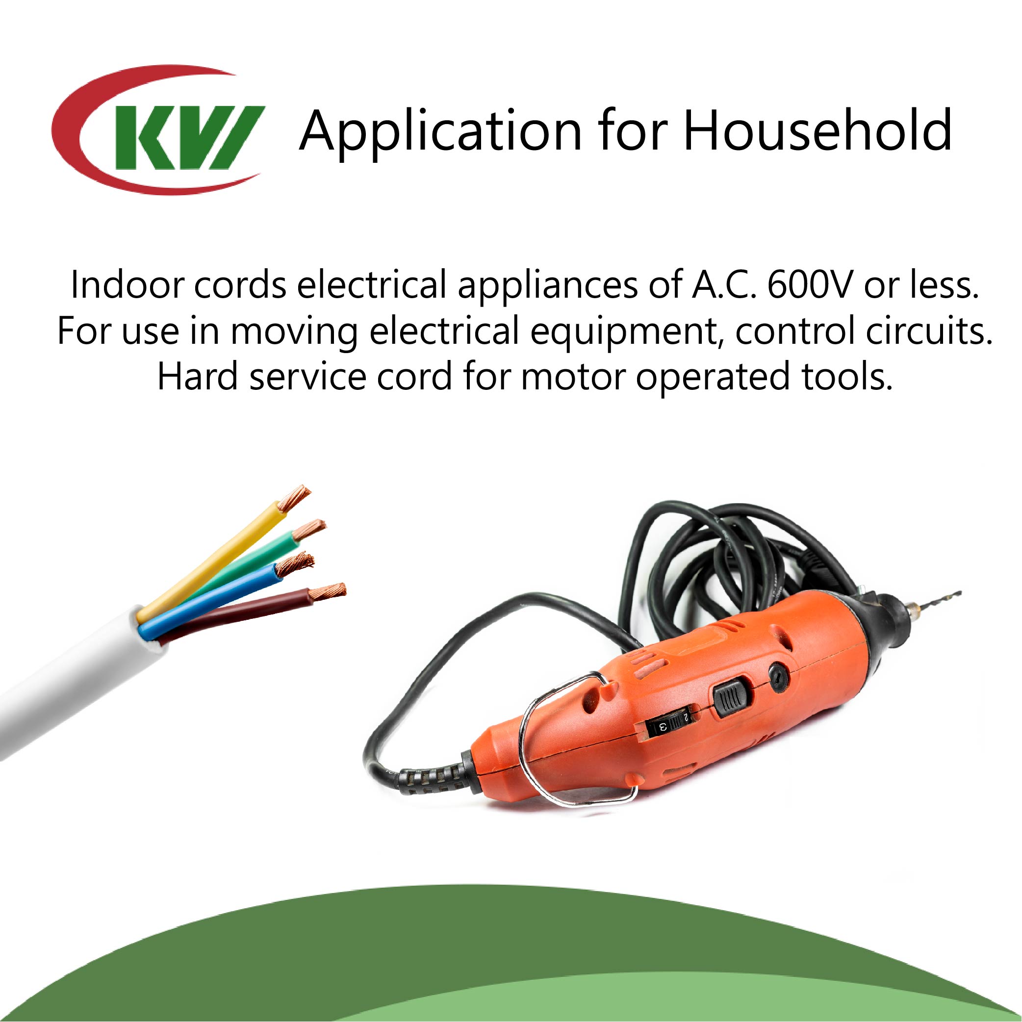 PVC Insulated Portable Power Cables-VCT